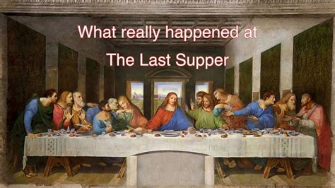 what happened at the last supper summary